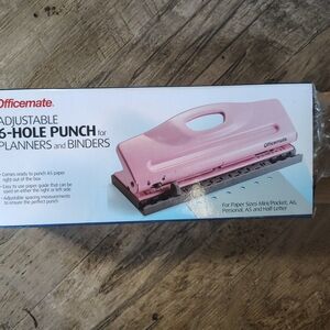 Adjustable 6 Hole Punch